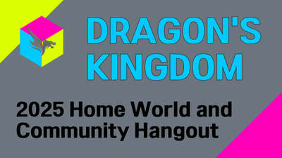 VRChat World Dragon's Kingdom 2025 chill hangout home world community builds